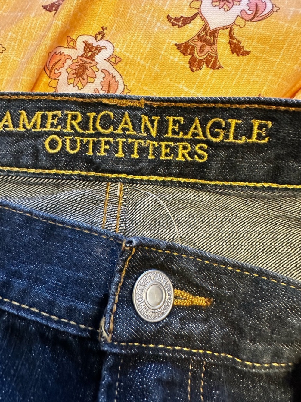 American Eagle Outfitters Men’s Dark Blue Denim Jeans 38/32